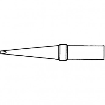 Жало паяльное клиновидное прямое WELLER ET K 1.2 мм 4ETK-1