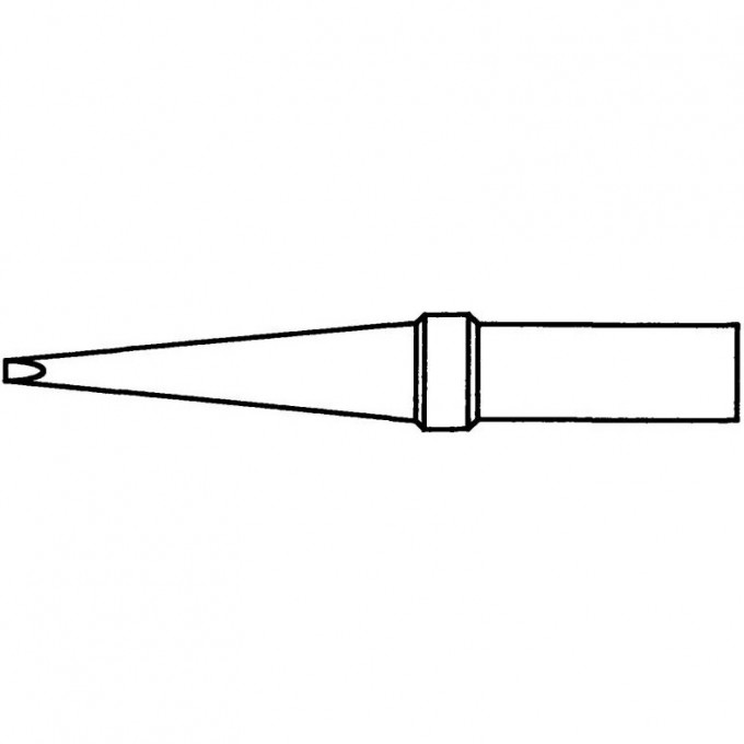 Жало паяльное клиновидное прямое WELLER ET K 1.2 мм 4ETK-1