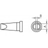 Жало паяльное клиновидное прямое WELLER LT LTR B LT 2.4x0.8 мм T0054442271