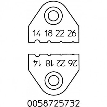 Набор ножей для термопинцета WELLER для AWG 14, 18, 22, 26 T0058725732 Набор ножей для термопинцета WELLER для AWG 14, 18, 22, 26 T0058725732